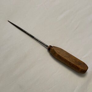 Vintage Wooden Handled Ice Pick